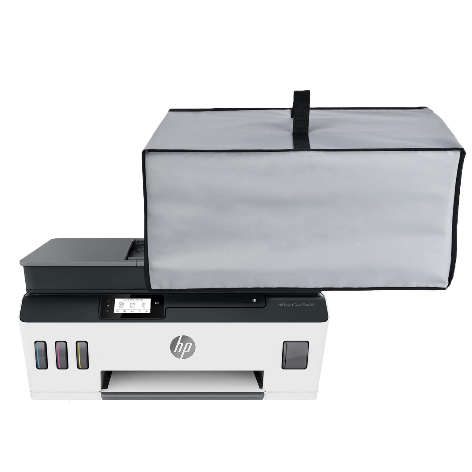 Heavy Duty Anti-Static Waterproof Printer Cover - Dustproof & Heat-resistant Protective Case for HP Smart Tank Plus 651/ENVY Inspire 7955e Wireless All-in-One Printers (Grey) - Perfect for Home Office & Workspace Protection