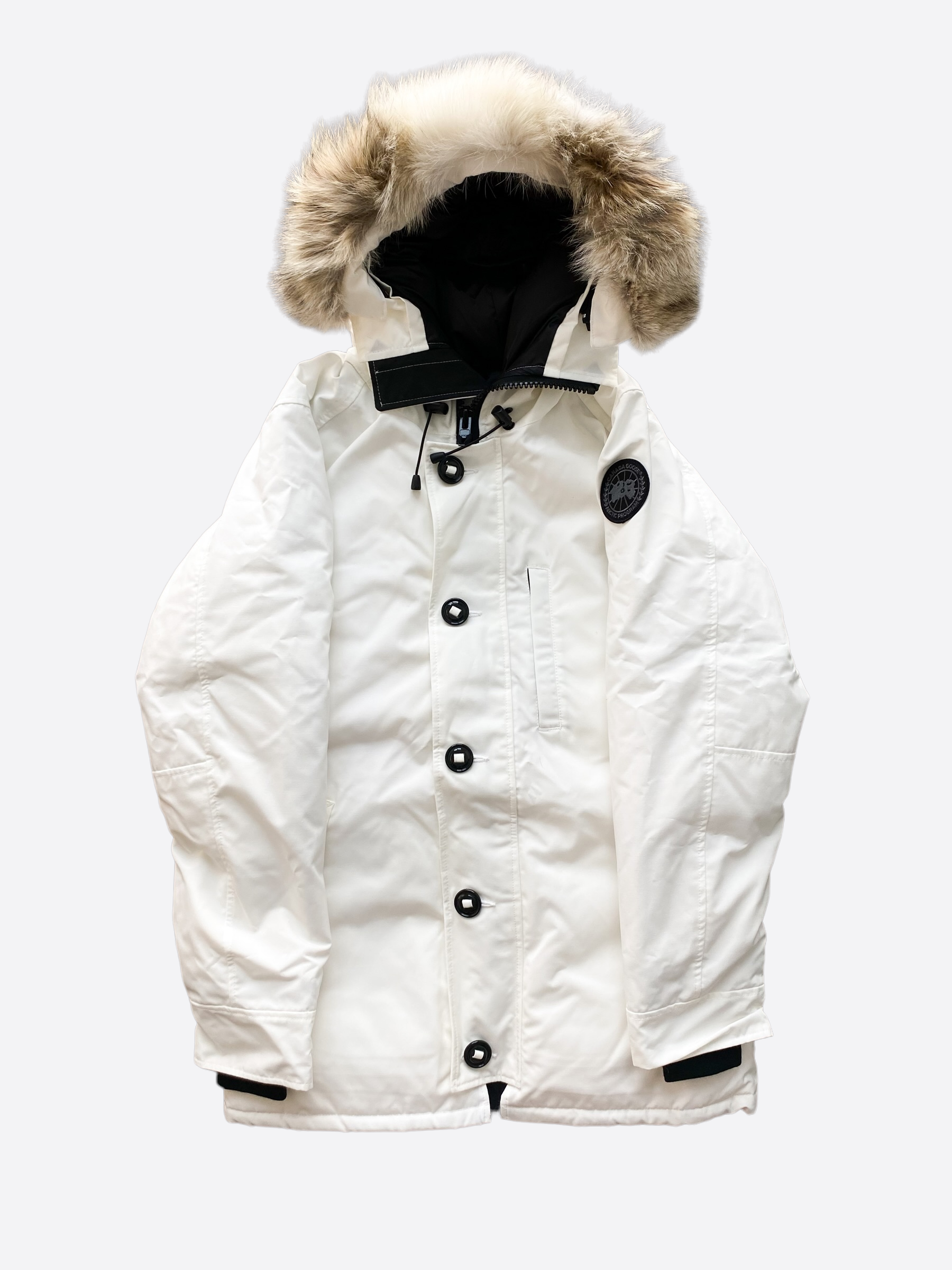 Canada Goose Star White Chateau Jacket - Premium Winter Parka for Men & Women - Waterproof & Windproof Cold Weather Coat - Perfect for Snowboarding, Skiing & Outdoor Adventures