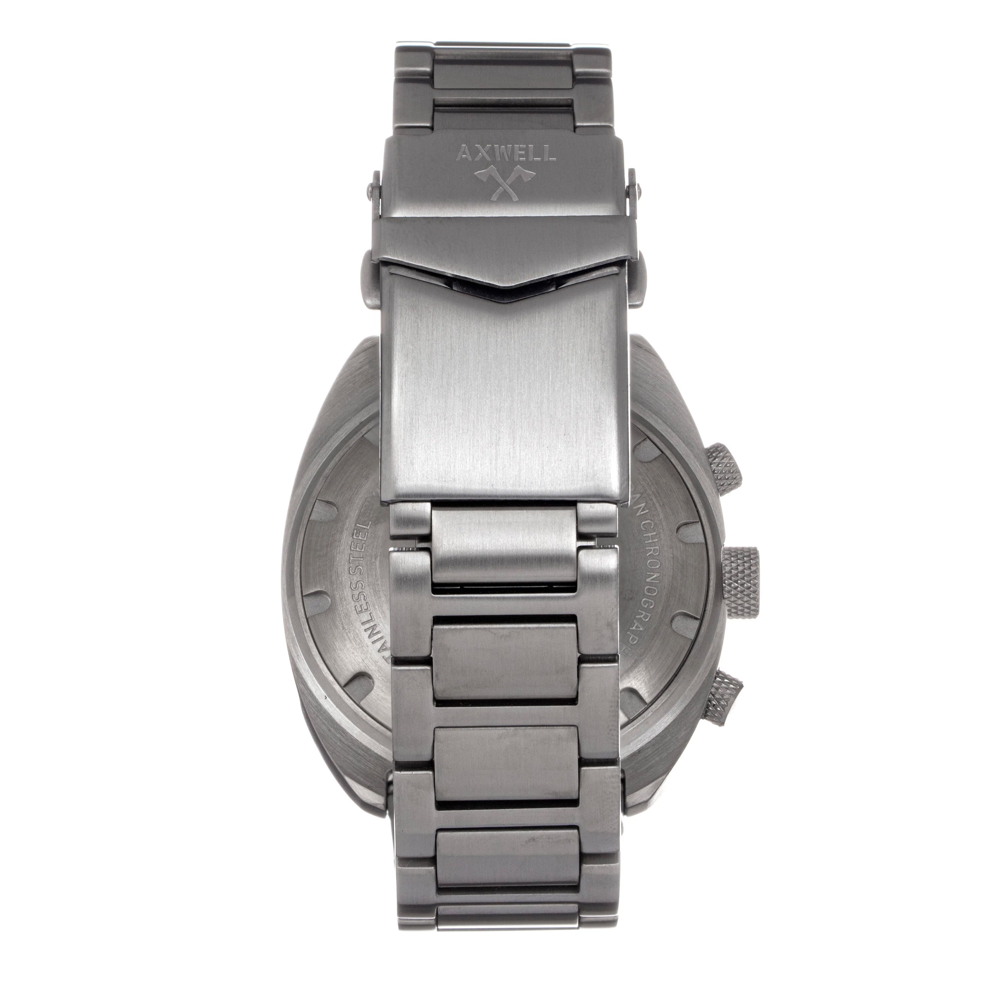Axwell Minister Chronograph Bracelet Watch with Date Display - Stylish Men's Analog Wristwatch for Business, Casual & Formal Occasions