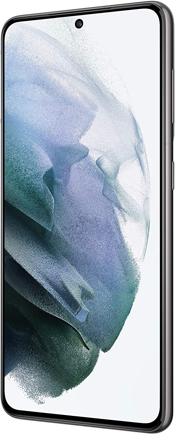Samsung Galaxy S21 5G Unlocked Smartphone 128GB Dual SIM (G991B) - Phantom Gray | Global GSM Android Phone with US LTE Compatibility | Perfect for Travel, Business & Streaming