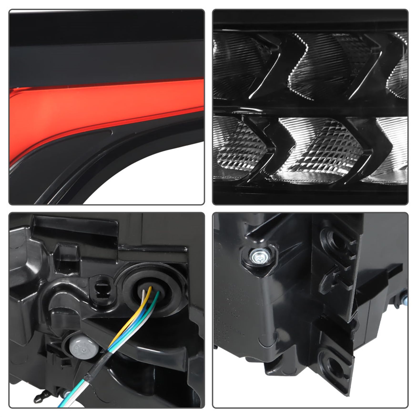 2014-2018 Range Rover Sport Tail Lights Assembly - Driver & Passenger Side Replacement (LR043974 LR043976) - Perfect for Night Driving & Enhanced Vehicle Safety