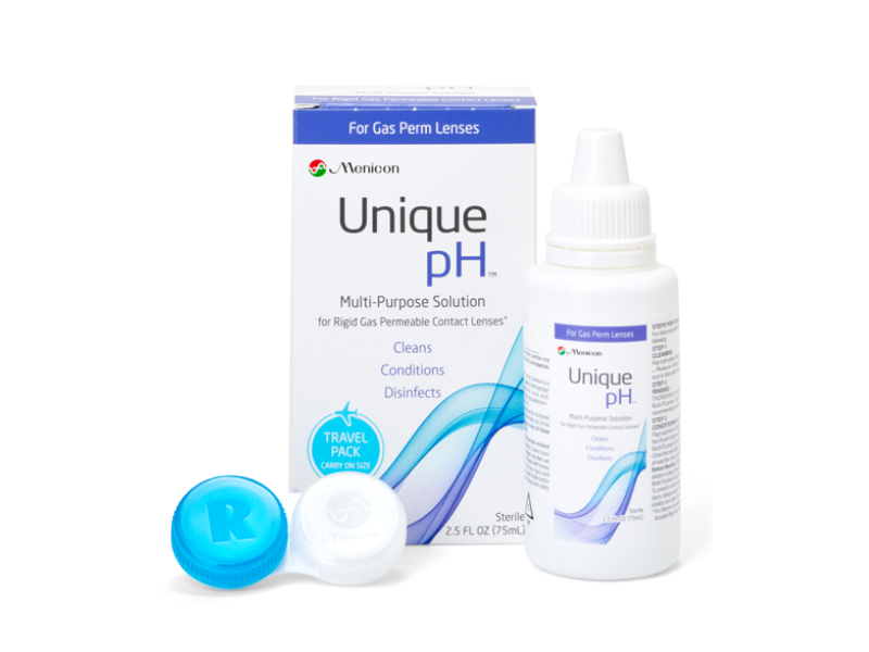 Best pH Balanced Multi-Purpose Solution for Contact Lenses - Gentle Cleaning, Disinfecting & Storage - Ideal for Daily Use & Travel