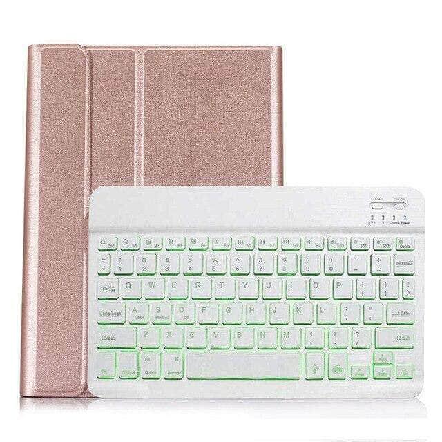 Wireless Backlit Keyboard for Samsung Galaxy Tab S7 Plus 12.4 (T970/T975) - Slim Bluetooth Keyboard with LED Backlight for Work, Study & Gaming