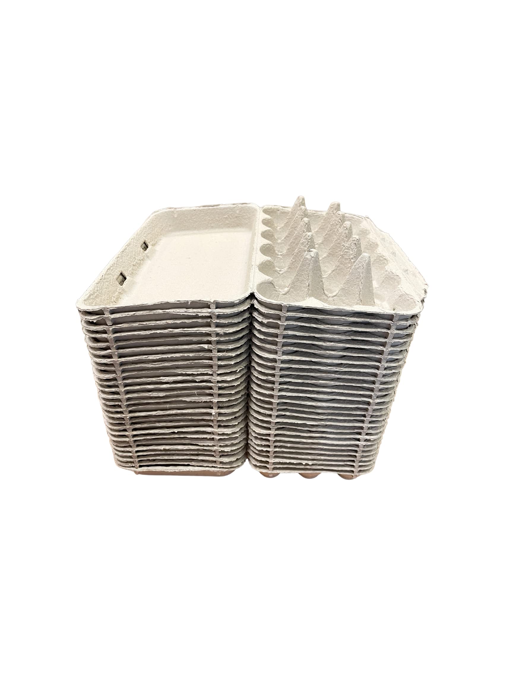 Eco-Friendly 18-Count Paper Pulp Egg Cartons for Eggs, Crafting, Parts Storage & Easter Decorations – Perfect for Farmers Markets, DIY Projects & Organizing Small Items (Pack of 15)
