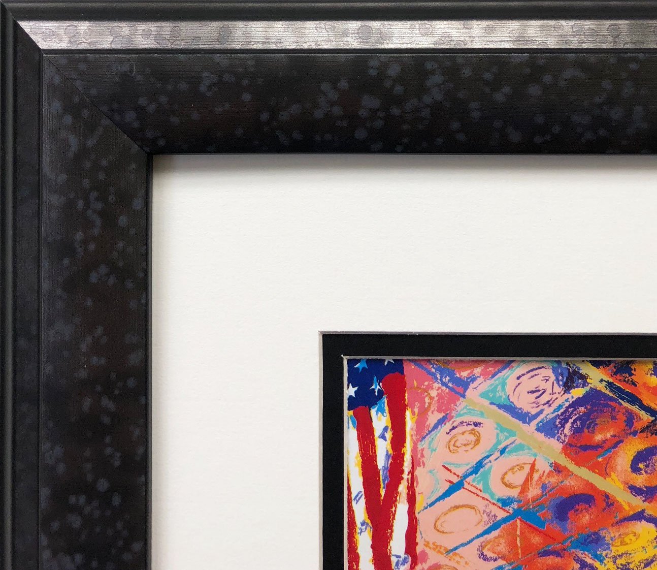 Leroy Neiman 'The American Stock Exchange' Custom Framed Art Print - Premium Wall Decor for Home, Office & Business Spaces