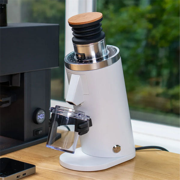 DF54 Single Dose Coffee Grinder - Electric Burr Grinder for Espresso & Pour Over - Perfect for Home Baristas & Coffee Enthusiasts - Compact & Quiet Design for Small Kitchens & Coffee Stations