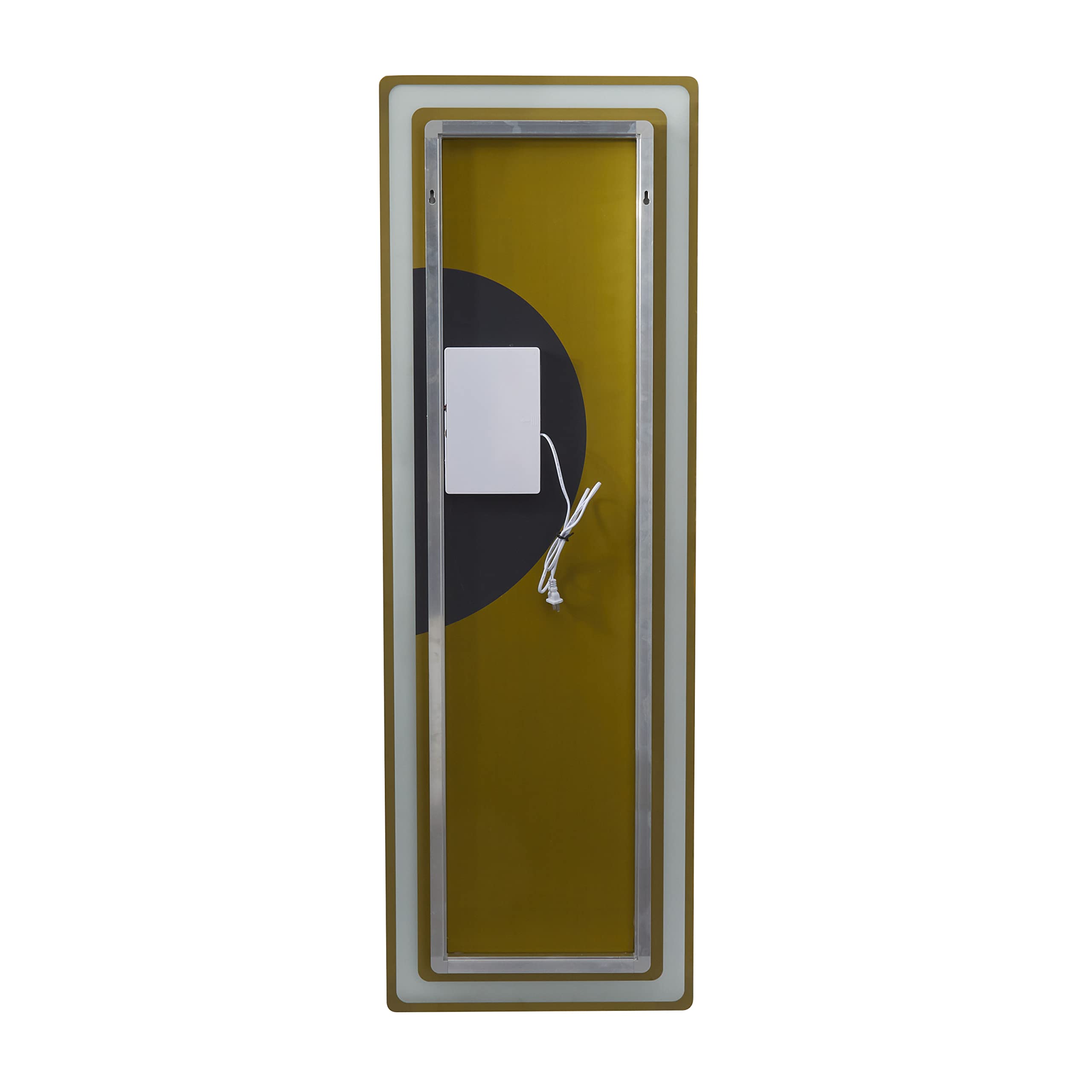 Deco 79 Silver LED Bathroom Mirror with Lights - 20