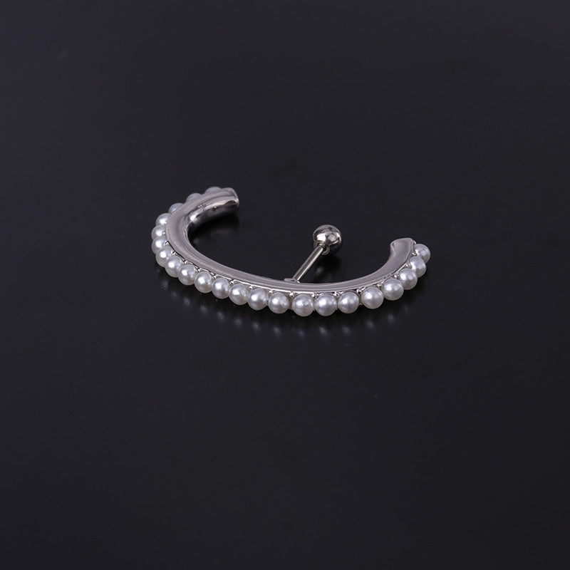 20G Cartilage Hoop Earrings with Pearl - Dainty Gold Hoop Earrings for Women - Perfect for Everyday Wear, Date Night & Special Occasions