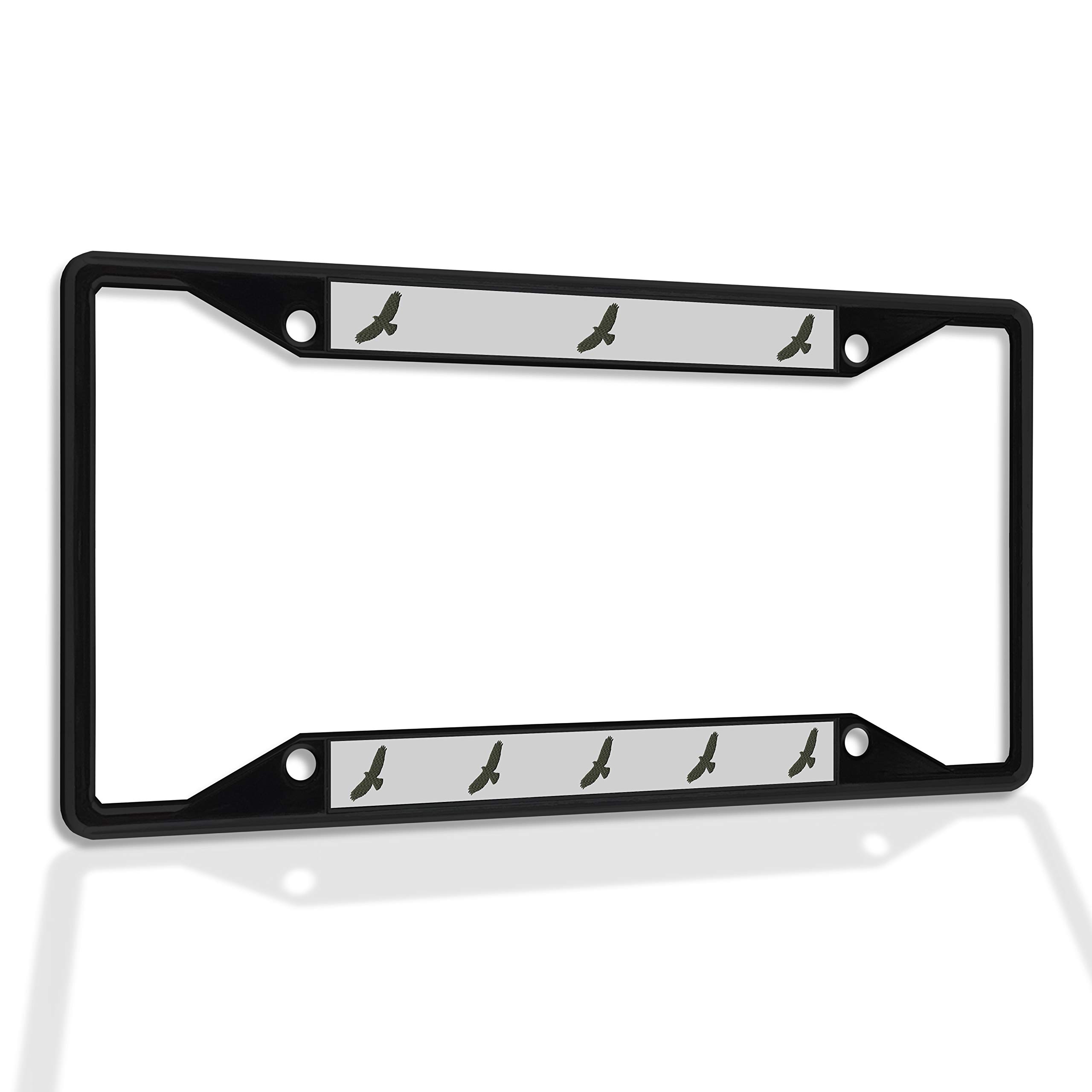 Premium Metal Insert License Plate Frame for Ford Raptor - Weatherproof Black Car Accessory with 4 Solid Holes | Durable Auto Upgrade for Trucks & SUVs | Perfect for Off-Roading & Everyday Driving