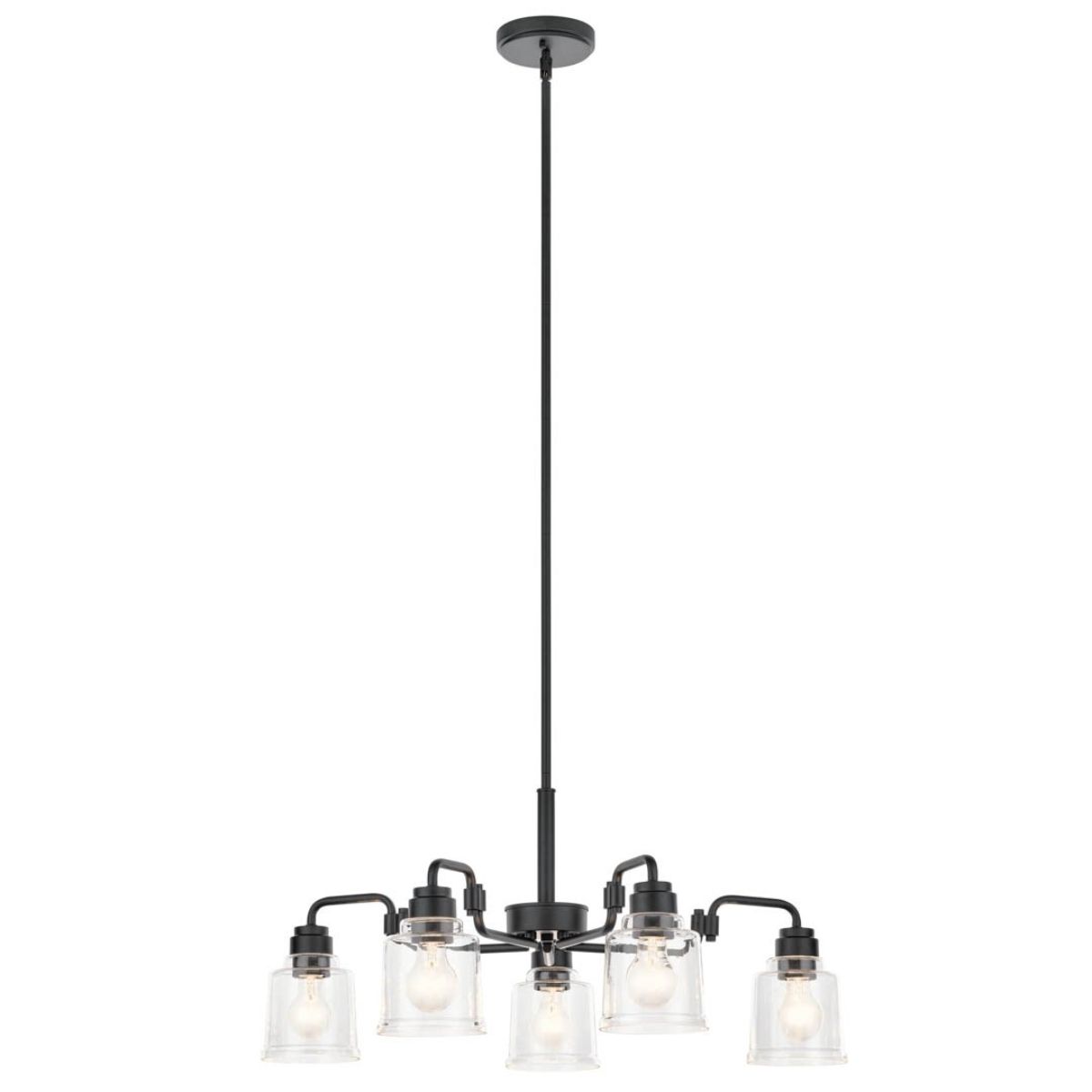 Elegant Aivian Crystal Chandelier - Modern Ceiling Light Fixture for Dining Room, Living Room & Bedroom Decor | Energy Efficient LED Lighting
