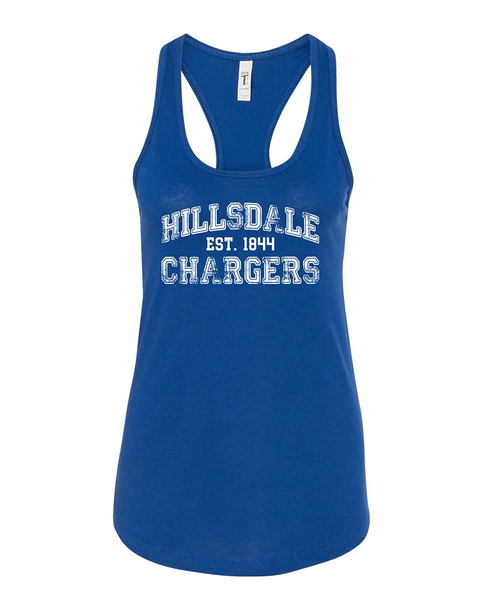 Vintage Hillsdale Chargers Ladies' Apparel - Est. 1844 for School Spirit