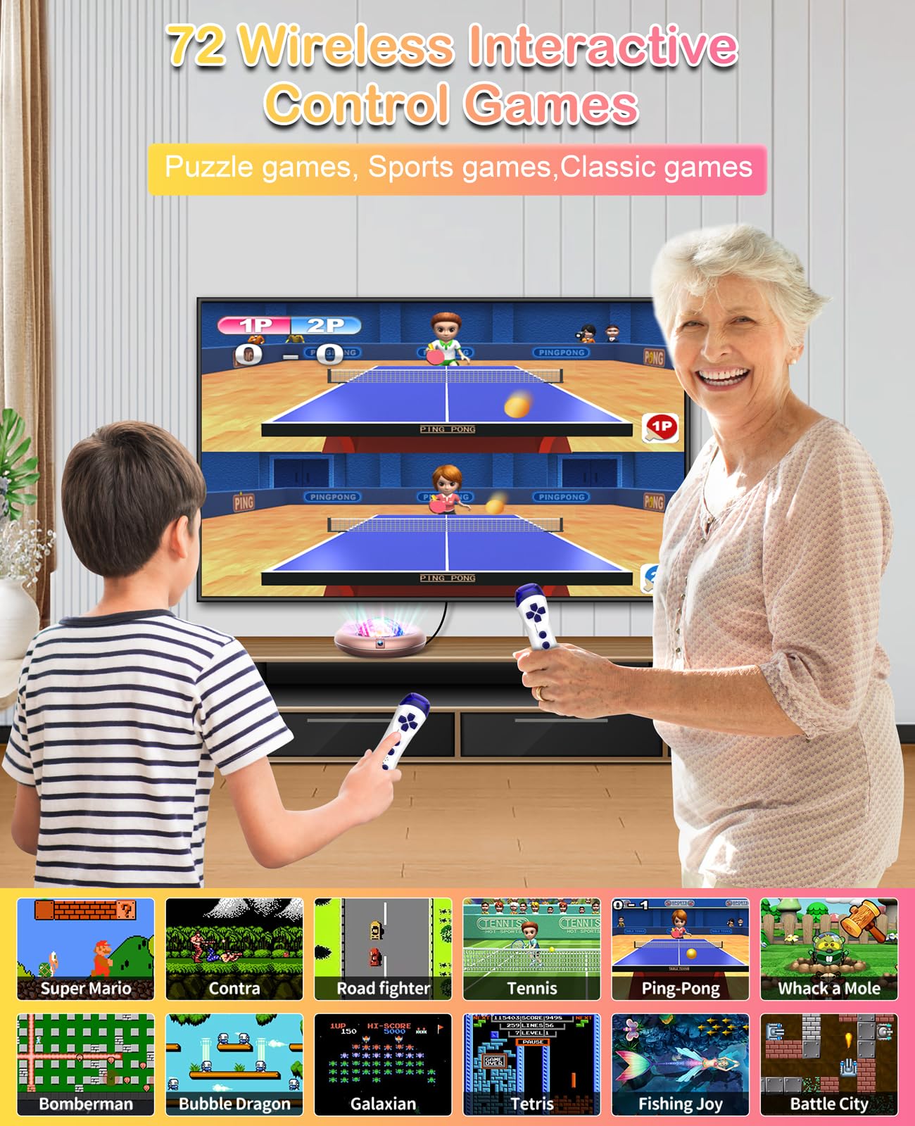 Wireless Electronic Dance Mat for TV - Non-Slip Wrinkle-Free TikTok Dance Game Pad with Camera | Plug & Play Exercise Mat for Kids & Adults | Perfect Christmas Gift for Boys & Girls | Great for Family Fun, Fitness Workouts & Party Games