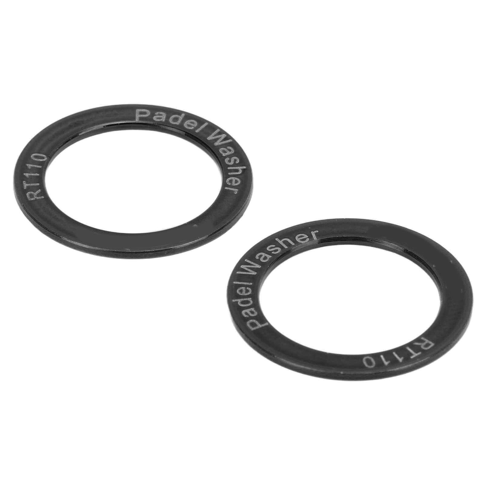 VBESTLIFE 2Pcs Rustproof Alloy Extended Bike Pedal Washers - Durable Pedal Gasket for Mountain Bikes & Road Bikes - Perfect for Cycling, Commuting & Outdoor Adventures