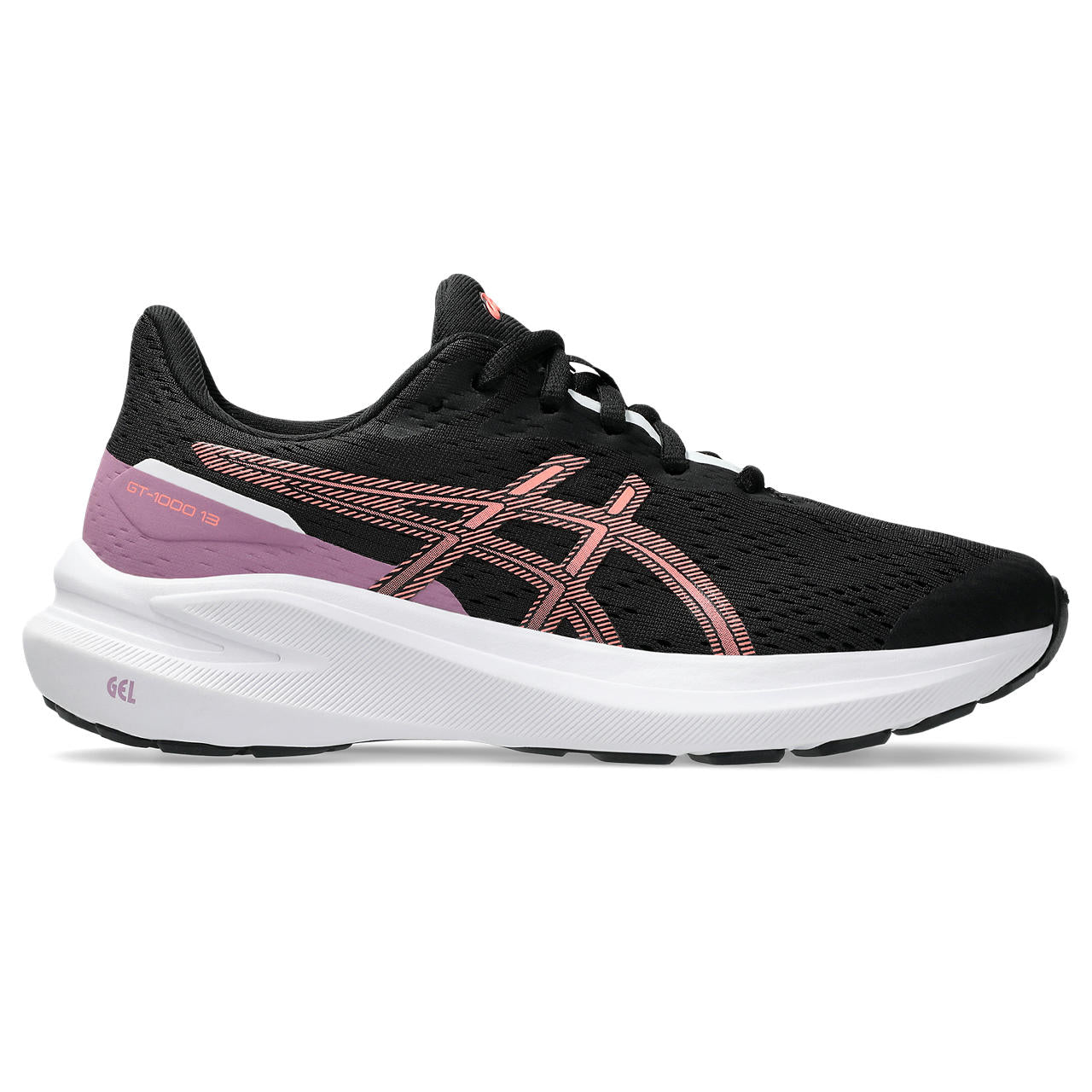 ASICS Kids GT-1000 13 Running Shoes for Girls - Lightweight Athletic Sneakers with Tie Laces for School, Sports & Everyday Play