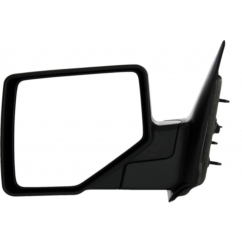 2006-2011 Ford Ranger Driver Side Manual Folding Door Mirror - Black Textured (FO1320283, 8L5Z17683BA) | Replacement for Damaged Mirrors | Perfect for Off-Roading & Daily Commuting