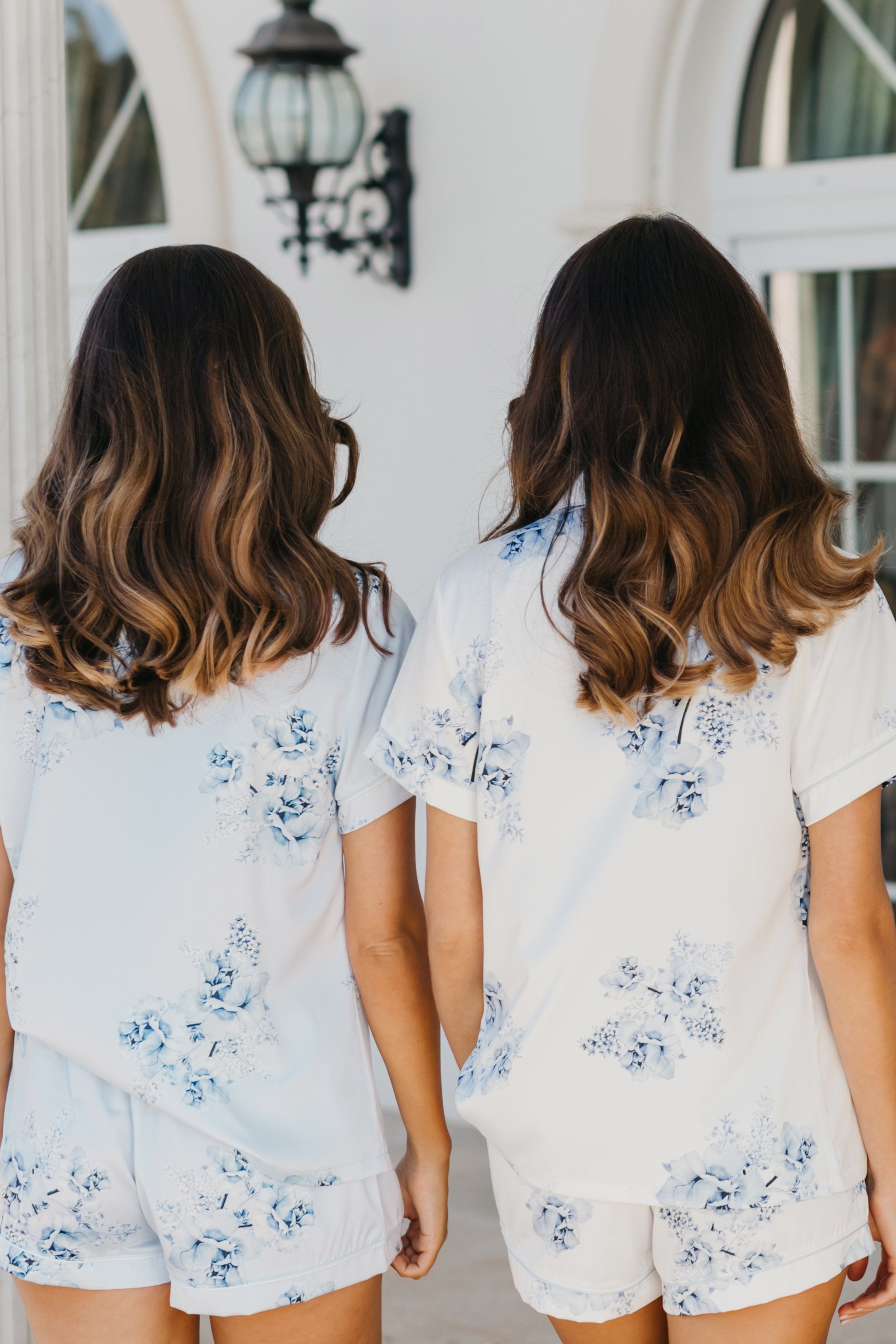 Mileva Blue Floral Printed Pajama Set for Women - Soft & Comfortable Sleepwear for Nighttime & Lounging at Home