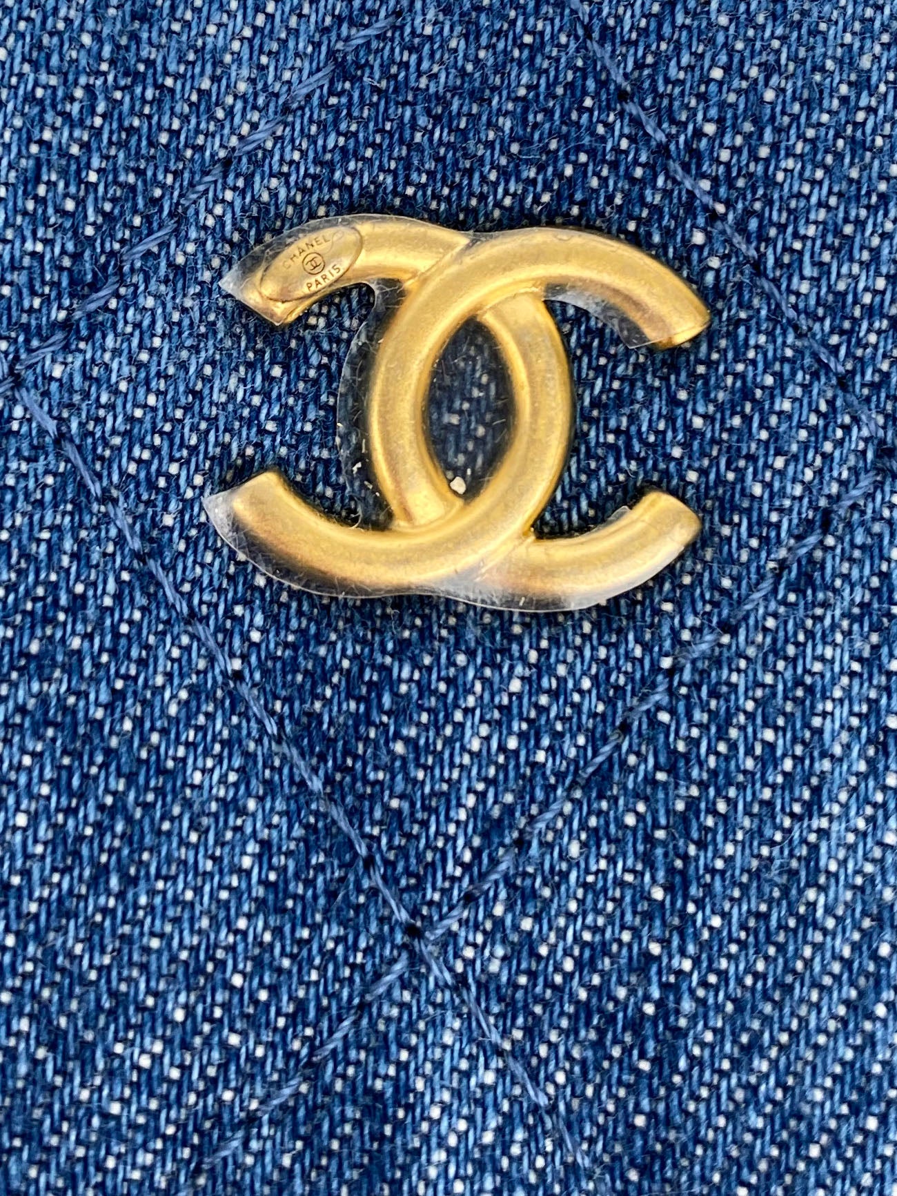 Chanel Mini Denim Cardholder with Pearl Crush - Luxury Compact Wallet for Credit Cards & Cash - Perfect for Everyday Use, Travel & Gifting