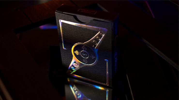 Premium Chrome Kings Carbon Playing Cards (Foiled Edition) - Luxury Poker Deck for Magic Tricks, Cardistry & Casino Night Entertainment