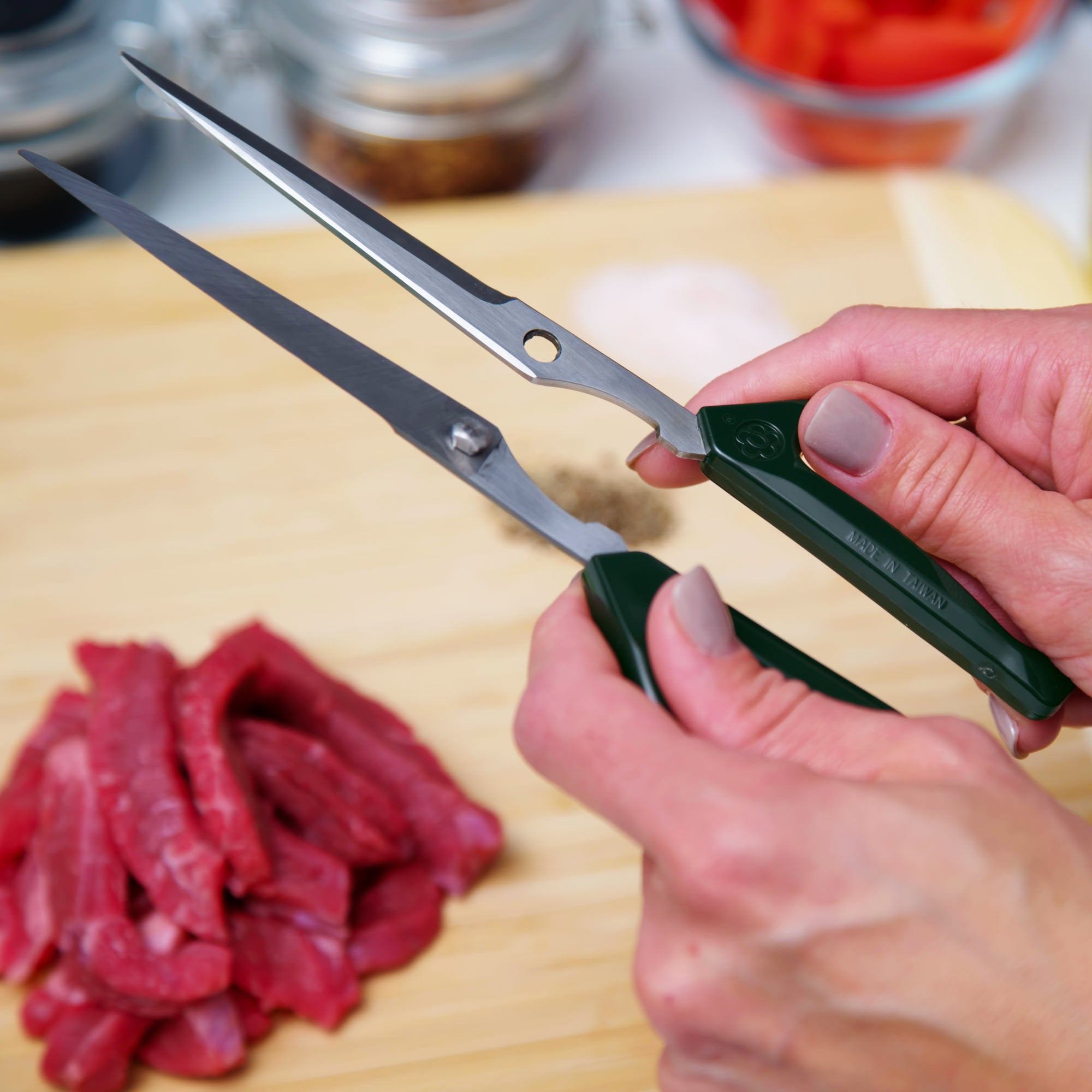 Premium Stainless Steel Kitchen Scissors - 8