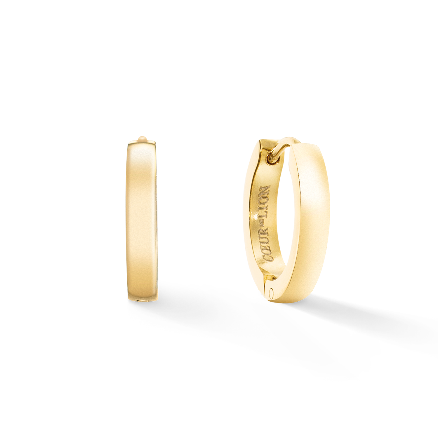Creole Classic 16 Gold Hoop Earrings - 14K Gold Plated Dainty Huggie Hoops for Women - Perfect for Everyday Wear, Parties & Special Occasions
