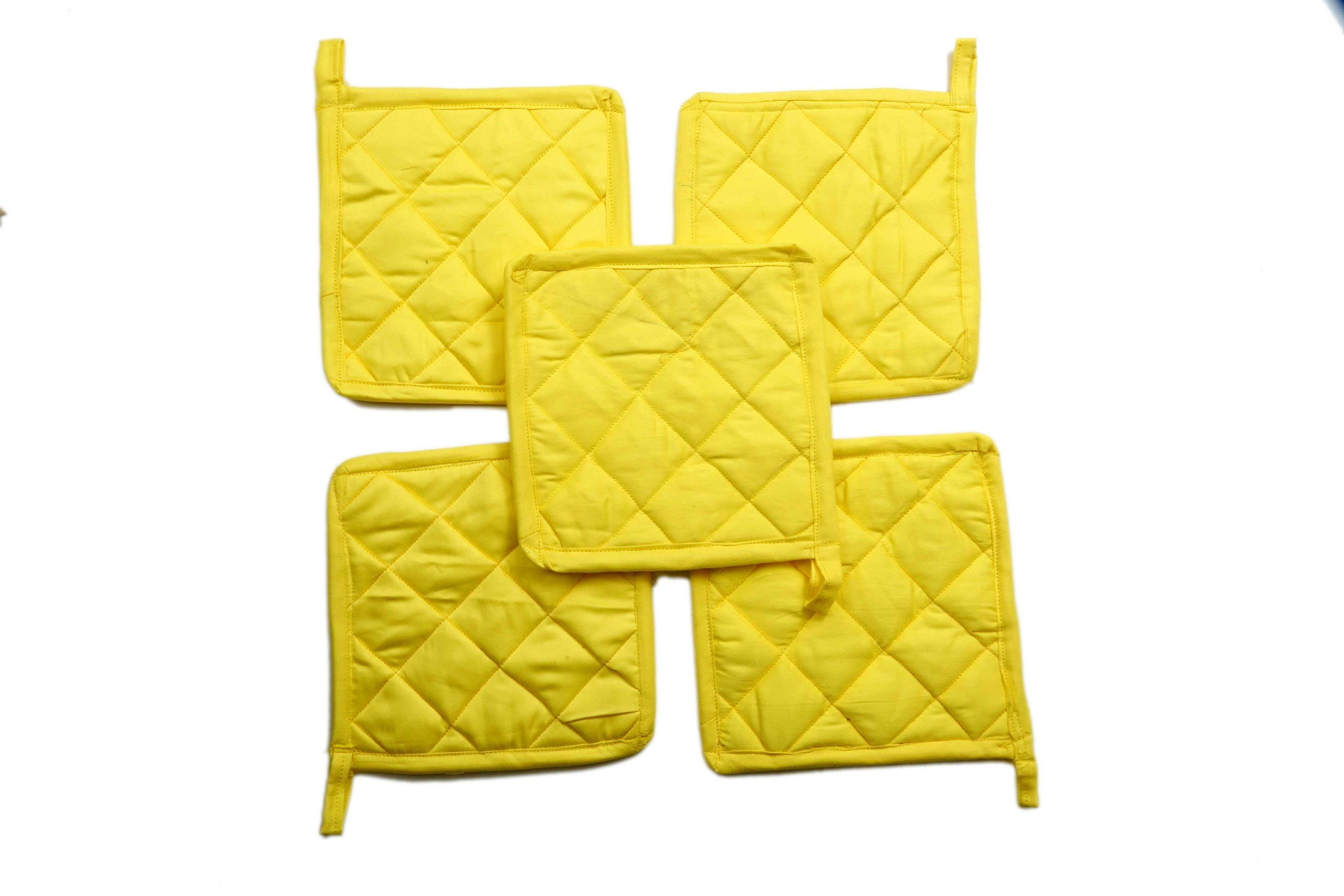 100% Cotton Heat Resistant Pot Holders - 9
