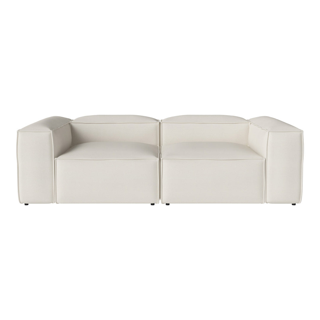 Cosima 2-Seater Sofa - Modern Fabric Loveseat for Small Spaces | Perfect for Living Room, Apartment & Office Waiting Area