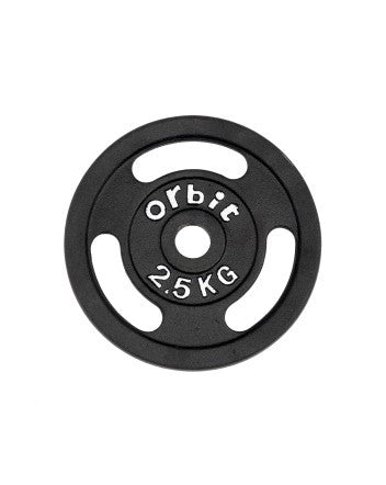 Orbit Standard 50kg Olympic Barbell Set with Curl Bar - Weight Lifting Equipment for Home Gym & Strength Training