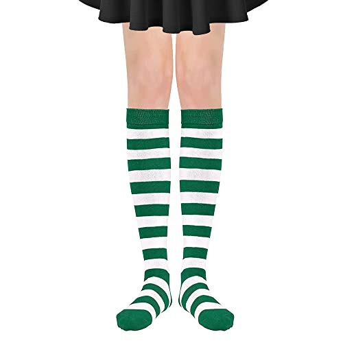 Green White Stripe