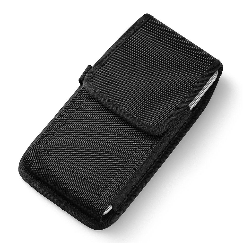 Premium Oxford Fabric Phone Holster with Belt Loop - Compatible with iPhone 15/14/13/12/11/XR, Google Pixel 8/7/6/6a, Samsung Galaxy S24/S23/S22/S21 FE/S20/A54/A41/A10e/S10e/A01 - Secure Carry for Hiking, Running & Outdoor Activities