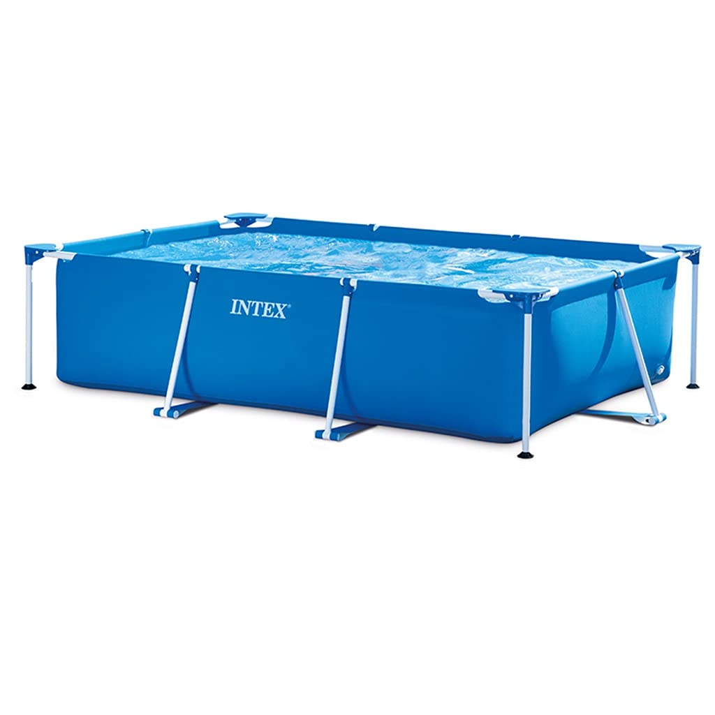 Best Inflatable Swimming Pool for Kids & Adults - Large Outdoor Family Paddling Pool (220x150x60cm, Blue) - Perfect for Backyard Fun, Summer Parties & Relaxation