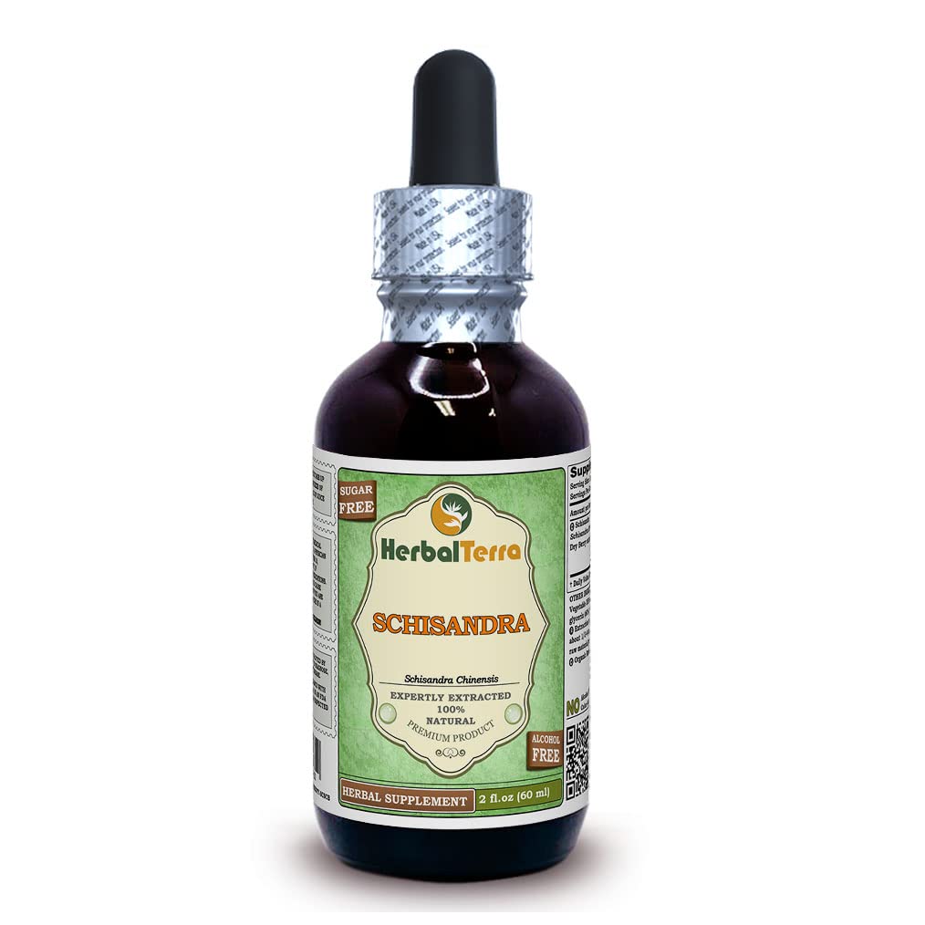 Organic Schisandra Chinensis Glycerite - Alcohol-Free Liquid Extract (2 oz) | Premium Dried Berry Supplement for Immune Support, Stress Relief & Energy Boost | Perfect for Herbal Teas, Smoothies & Wellness Routines