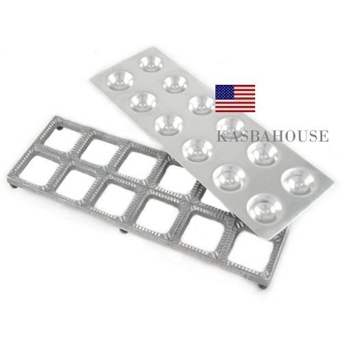 Palmer Regular Ravioli Mold - Stainless Steel Pasta Maker for Homemade Italian Dumplings | Perfect for Kitchen, Cooking Enthusiasts & Italian Cuisine Lovers