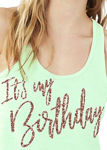 Tank - It's My Birthday (Mint Green - Rose Gold)
