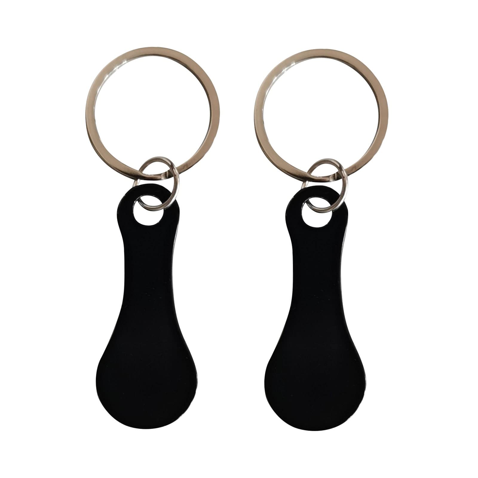 Detachable Metal Keychain Ring - JE-171 Durable Trolley & Shopping Key Holder for Everyday Convenience