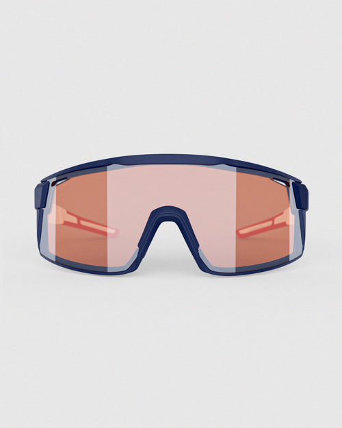 Red/White/Blue Frame with Red HD Mirror Lens