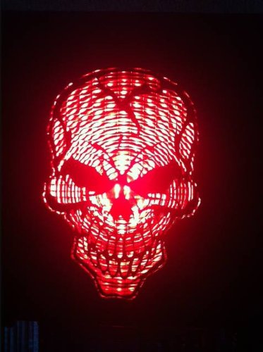 Black Skull Custom Tail Light Covers for Jeep Wrangler TJ - Pair (2-Pack) - Unique Aftermarket Accessory for Off-Road & Halloween Decor