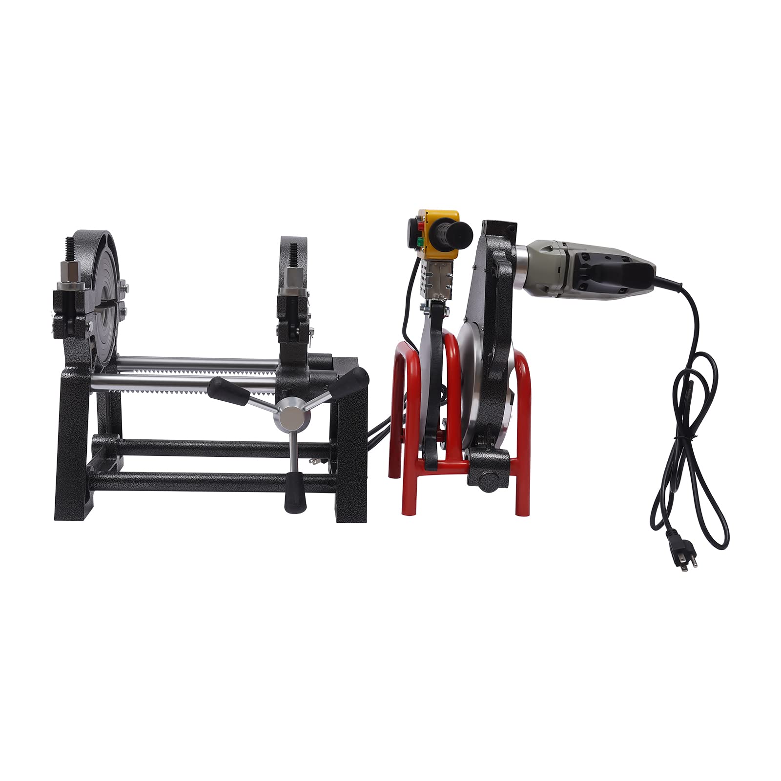 2.5''-8'' Electric Pipe Butt Fusion Welder for PE, PP, PB, PVDF, HDPE & PVC Pipes - Professional Welding Machine with Dual Clamps - Perfect for Plumbing, Irrigation & Industrial Pipe Connections