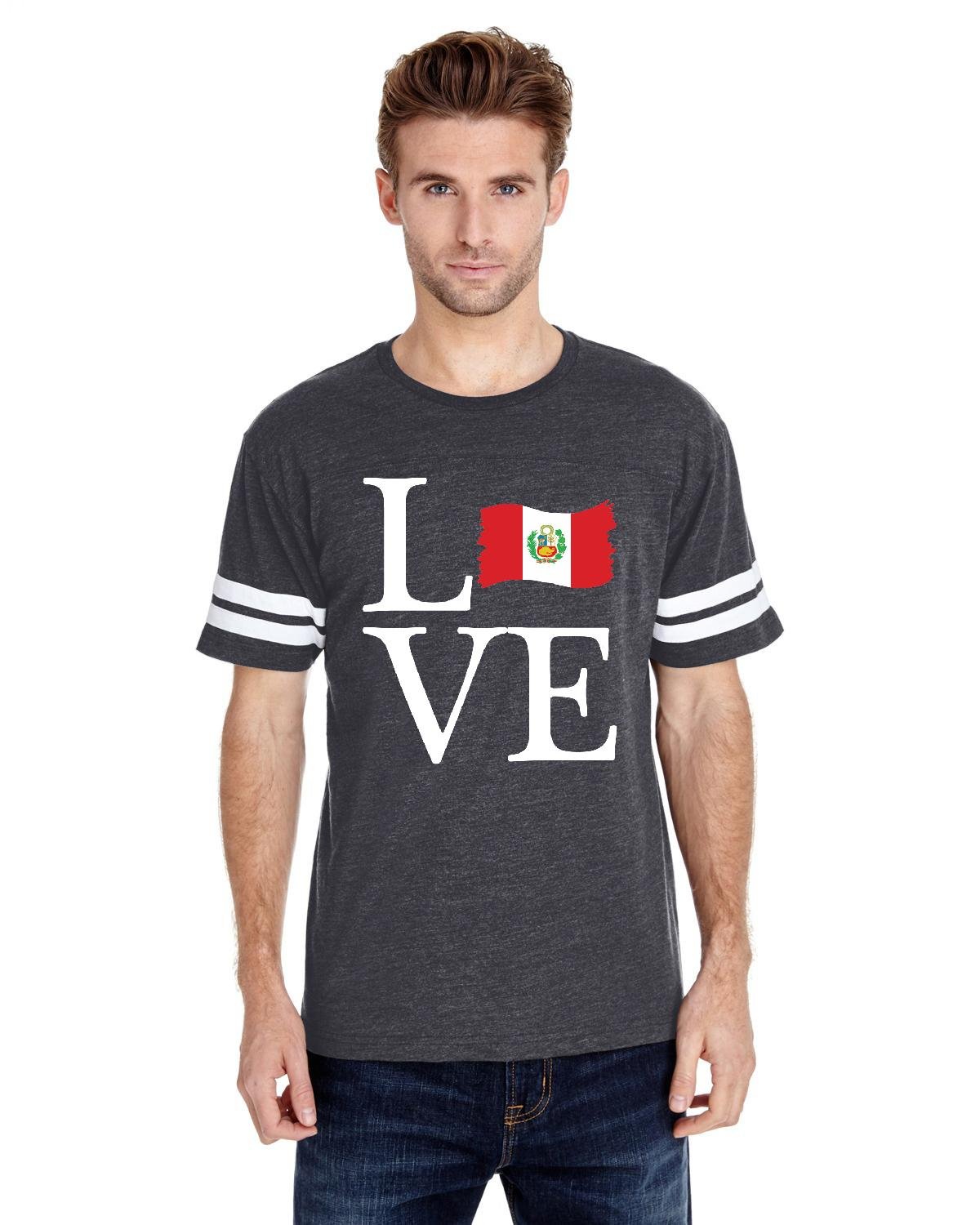 Love Peru Flag Unisex T-Shirt - Traveler's Gift, Comfortable Jersey Tee for Men & Women - Perfect for Vacations, Cultural Events & Patriotic Celebrations
