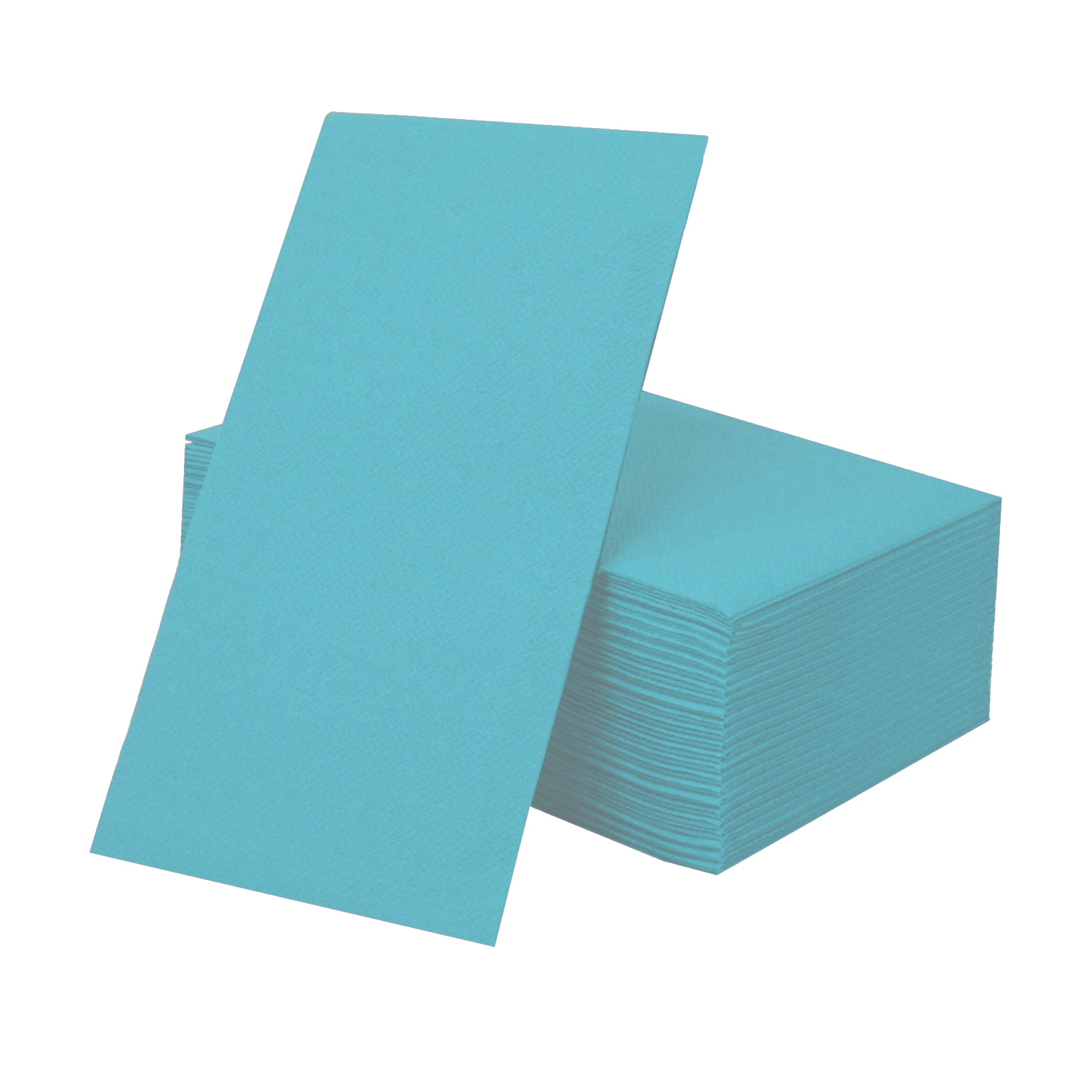Premium Disposable Paper Buffet Napkins - 50 Pack Linen-Like Textured Turquoise - Perfect for Parties, Weddings & Catering Events