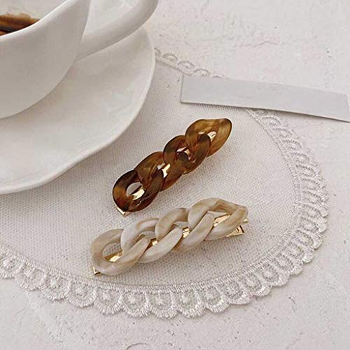 Elegant Handmade Gold Chain Hair Clips for Women & Girls - Korean Fashion Hair Barrettes, Long Hairpins, Hair Accessories & Gifts (Color B) - Perfect for Weddings, Parties & Everyday Style