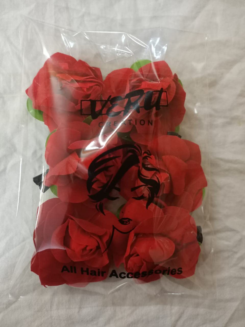 4 Pack Realistic Artificial Red Roses Hair Clips - Perfect for Weddings, Parties, and Everyday Hair Accessories