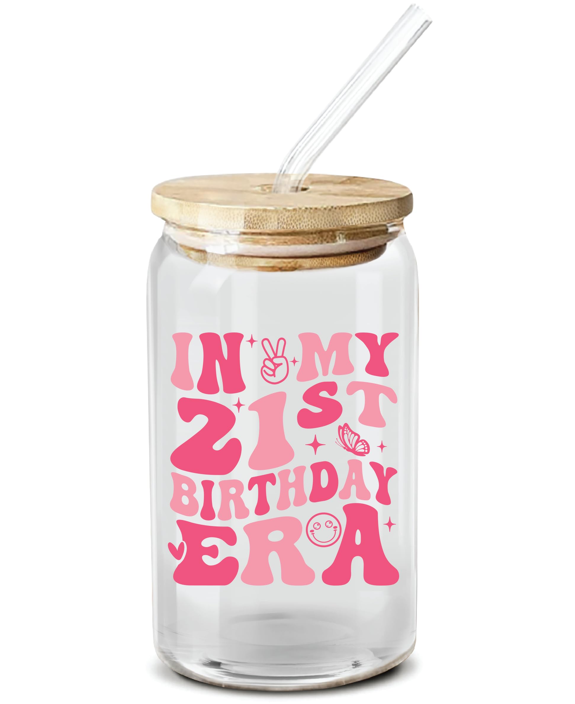 NewEleven 21st Birthday Gifts for Women - 2004 Themed Decorations - Unique Present Ideas for Her, Daughter, Sister & Best Friend - Set of 16 Elegant Coffee Glasses - Perfect for 21st Birthday Parties, Girls' Night & Special Celebrations