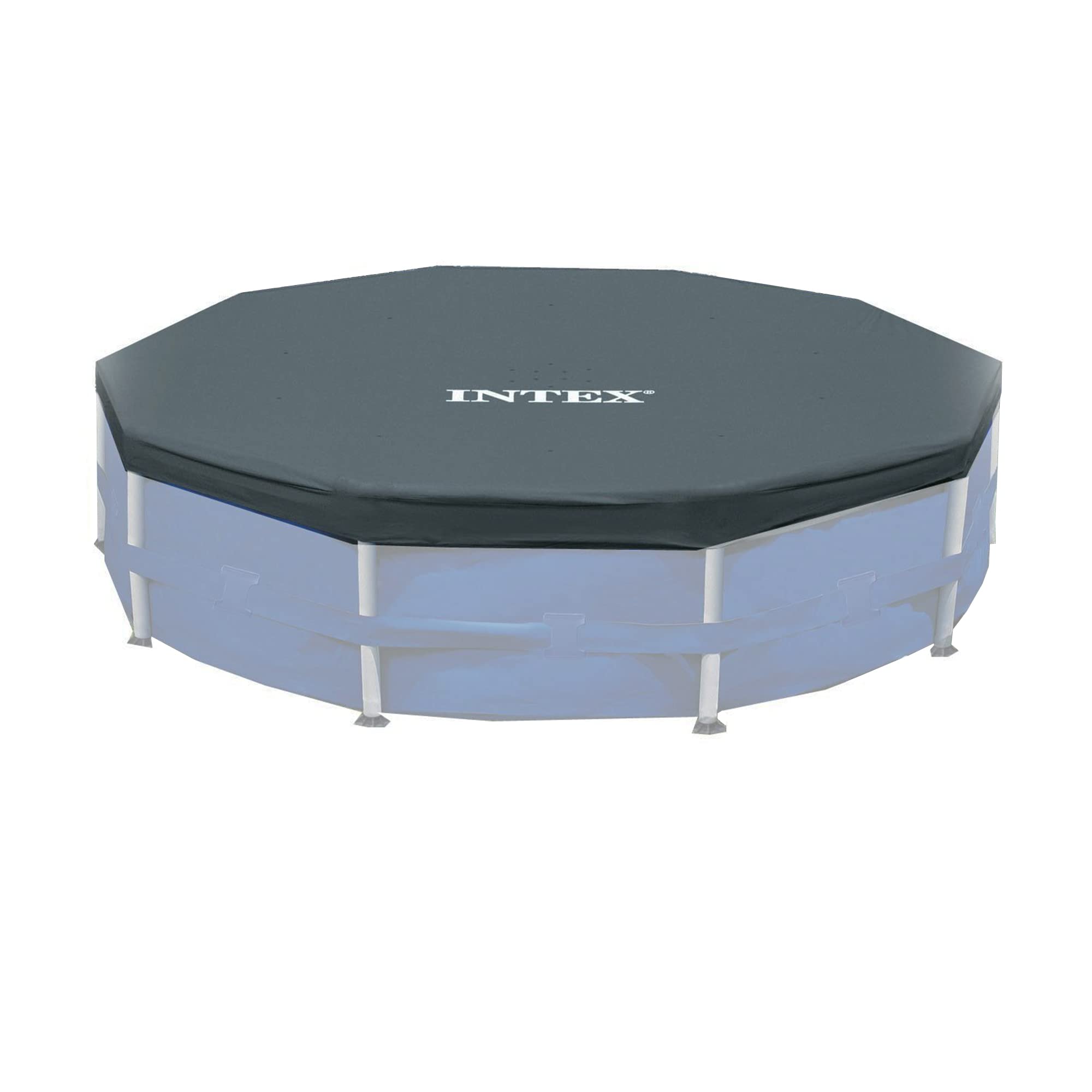 Intex 26711EH 12ft x 30in Prism Above Ground Swimming Pool Set with Cover, Ladder & Maintenance Kit - Perfect for Backyard Family Fun, Summer Parties & Outdoor Relaxation