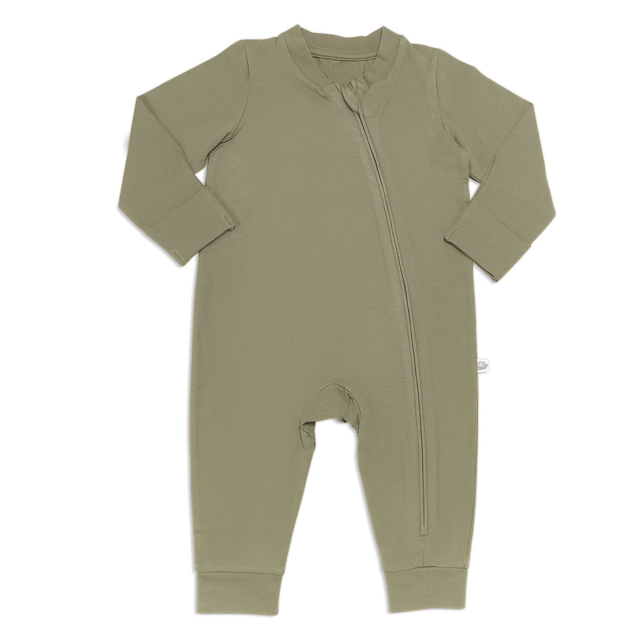 Organic Long Sleeve Zippered Bodysuit for Babies - Soft Cotton Baby Onesie with Snap Closure - Perfect for Newborns, Infants & Toddlers - Ideal for Playtime, Napping and Everyday Comfort