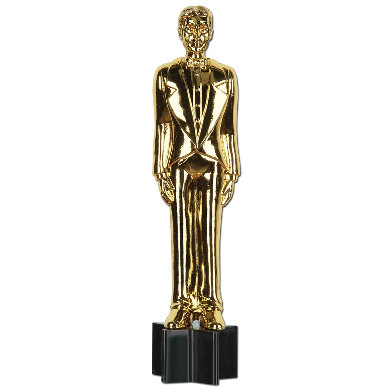 12 Pack Beistle Jtd Awards Night Male Party Statuette Cutouts - Perfect for Oscar Parties, Bachelor Celebrations & Themed Events