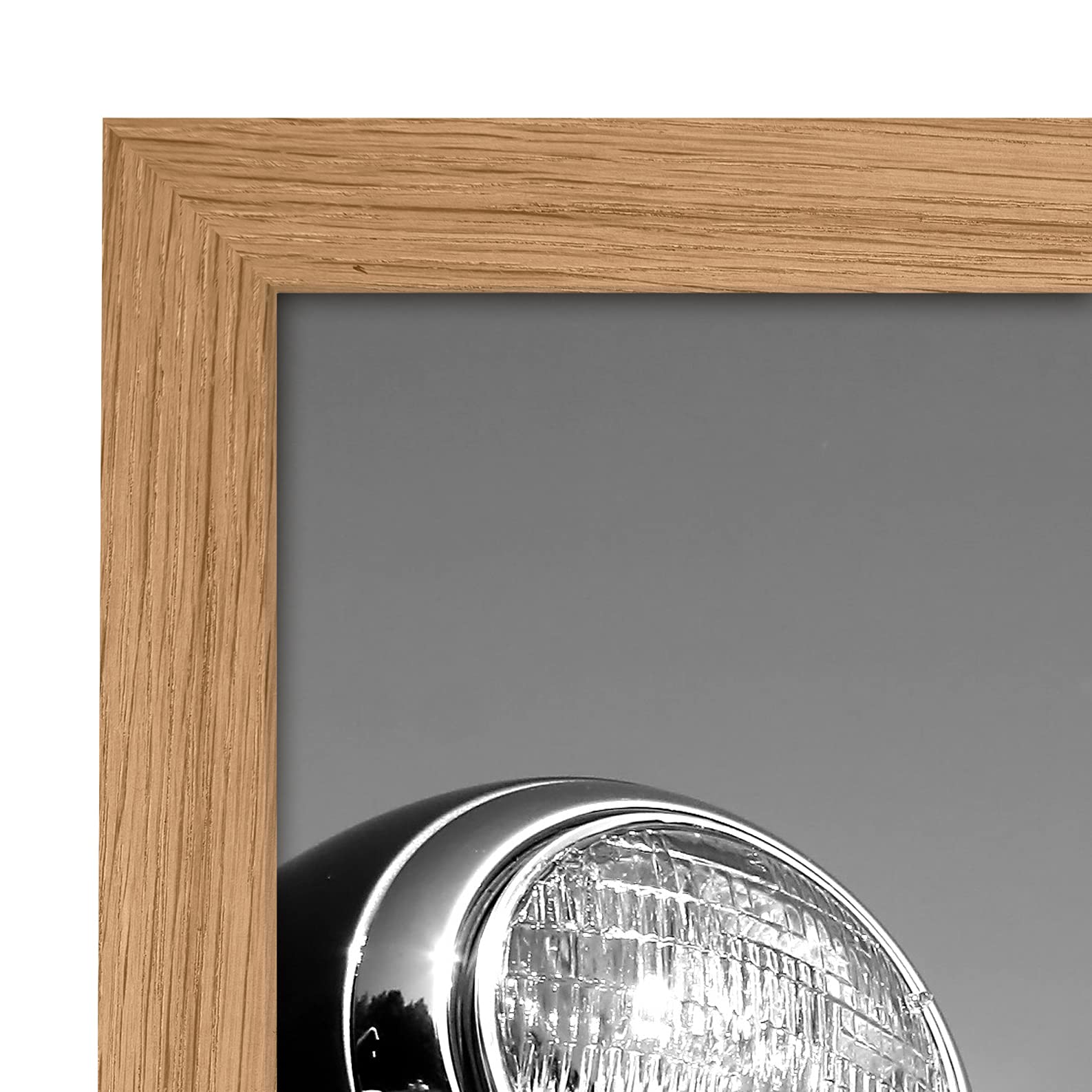 Americanflat 18x24 Poster Frame with Polished Plexiglass - Premium Engineered Wood Picture Frame for Wall Display (Horizontal/Vertical) - Dark Oak Finish - Perfect for Home Decor, Office Art & Gallery Displays