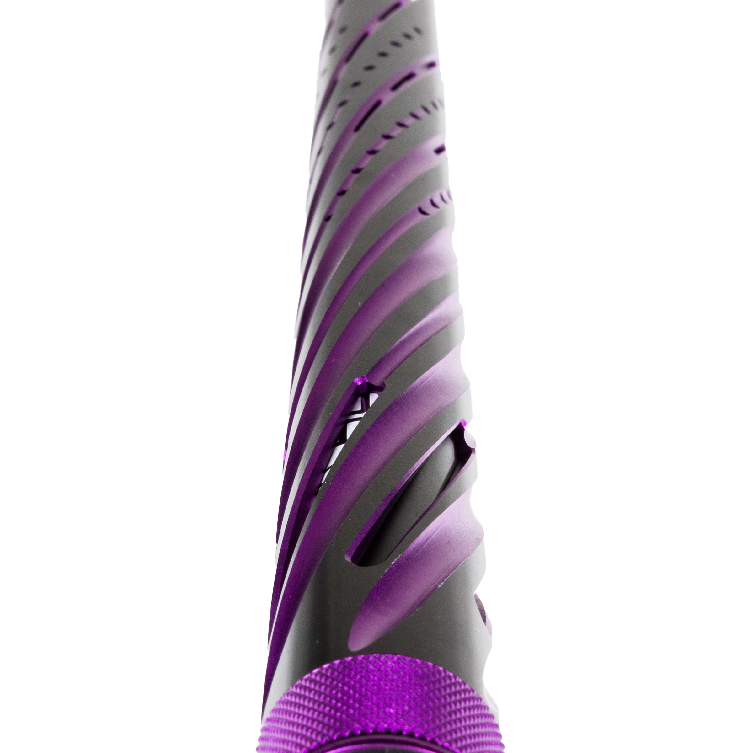 LAZR Elite Orbit Barrel Kit - 15 Dust Purple/Black Inserts for Cocker Threads | High-Performance Paintball Accessory for Tournament & Recreational Play