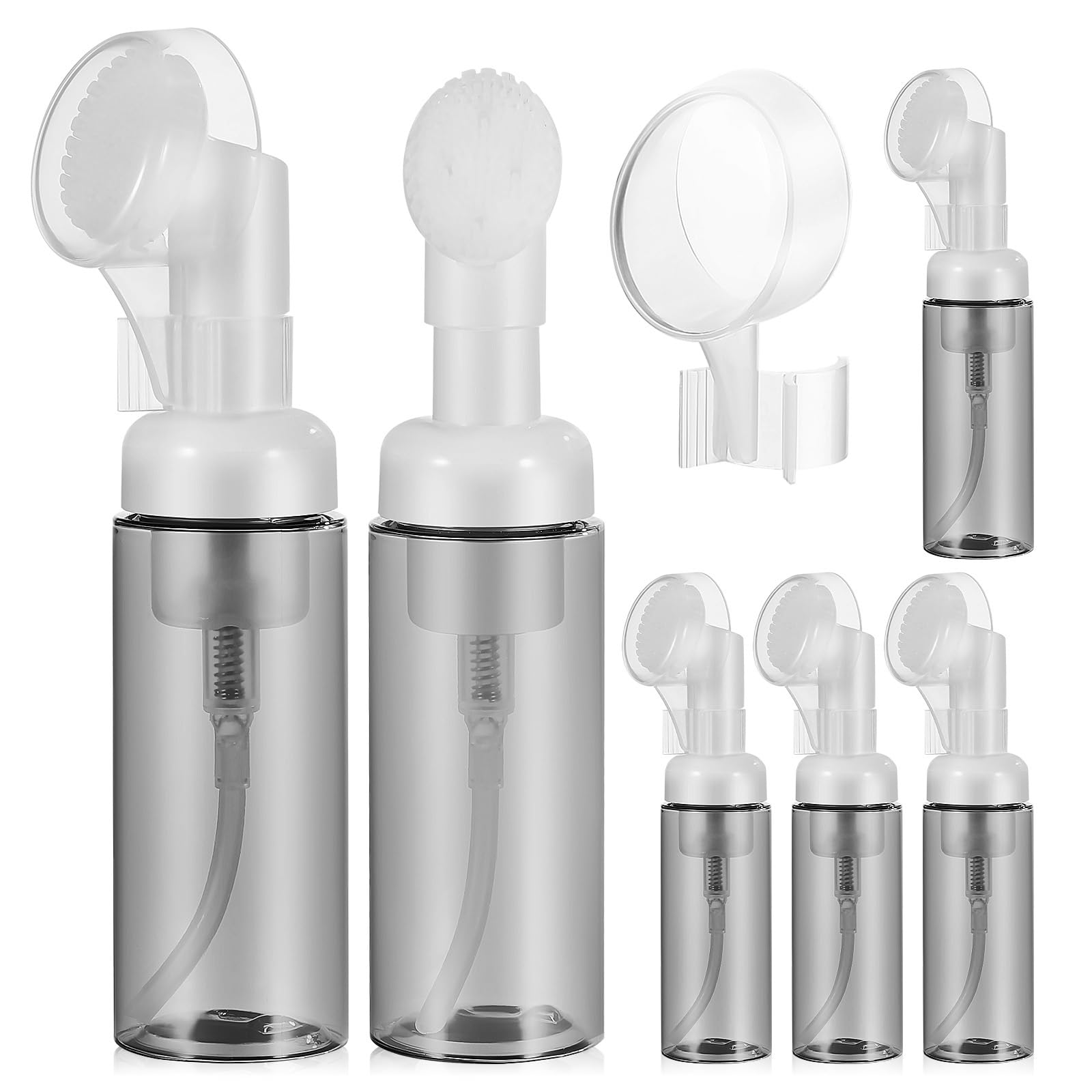 6 Pack Foam Soap Dispenser Bottles - 60ml Travel Size Foaming Pump Bottles for Hand Soap, Lotion & Shampoo | Portable Mousse Dispenser for Bathroom, Kitchen & On-The-Go Use