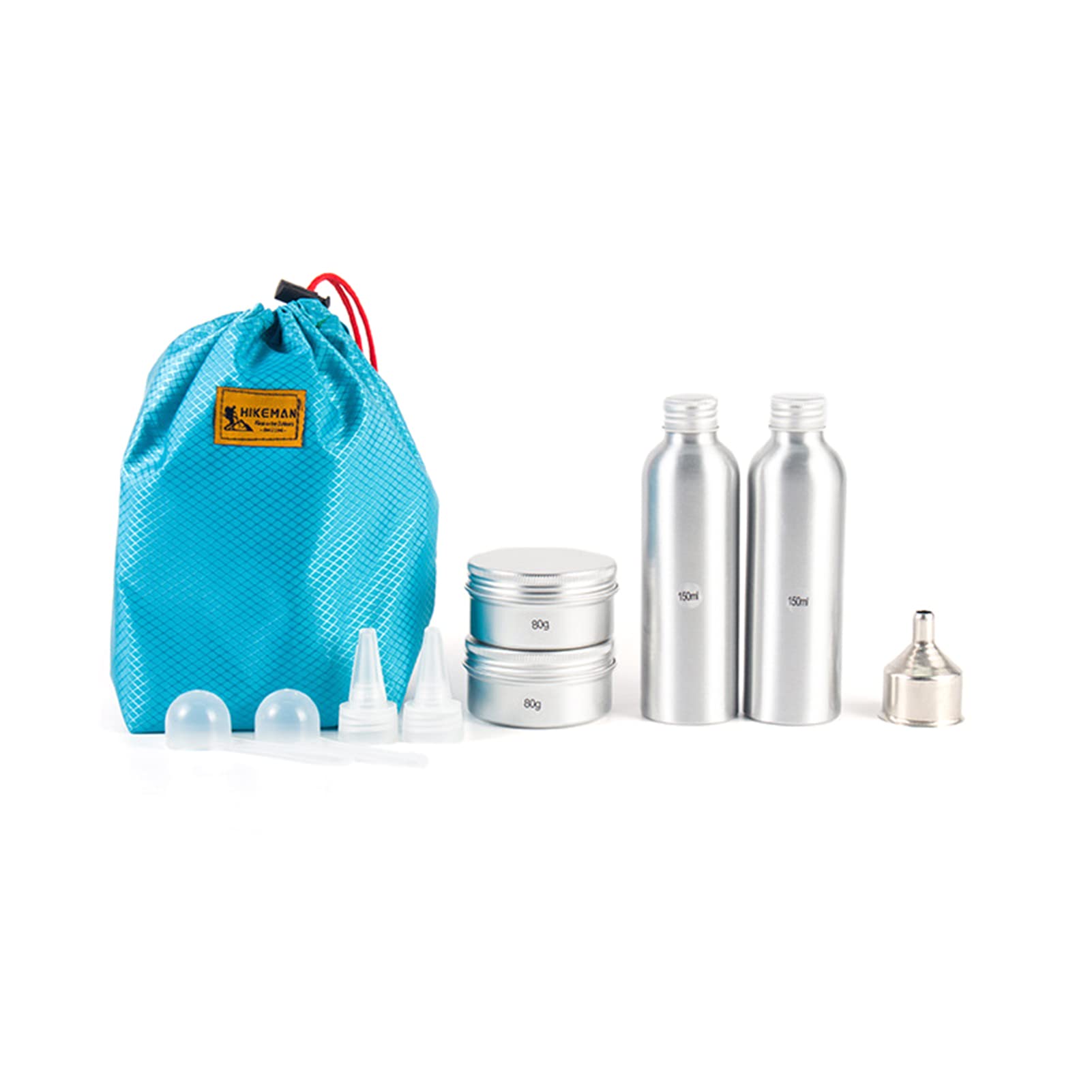Premium Seasoning Dispenser Set - Salt & Pepper Shakers with Storage Bag | Empty Spice Jars for Camping, BBQ, Picnic & Outdoor Cooking | BPA-Free Kitchen & Travel Spice Containers