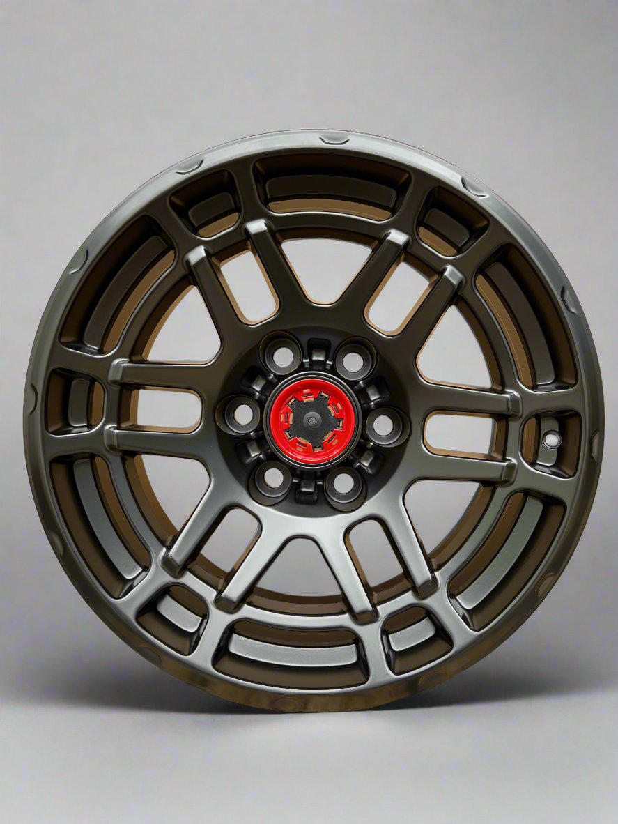 17-Inch Black Pro Style Alloy Wheels for Toyota Tacoma 4Runner FJ Cruiser Sequoia - Off-Road & Street Performance Rims